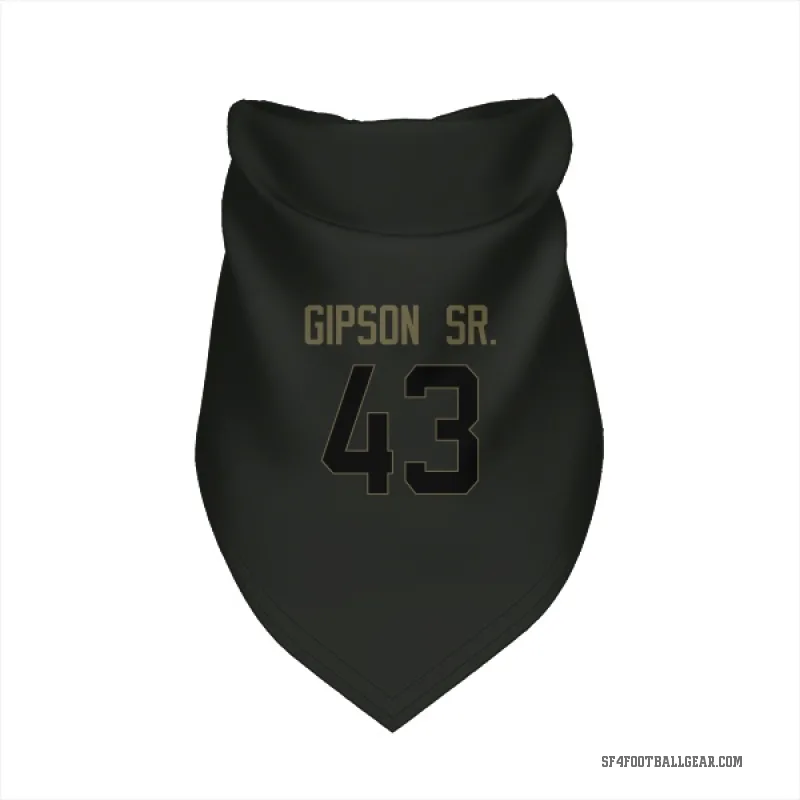 Tashaun Gipson Sr.  Black San Francisco 49ers  Service Cat & Dog Pet Bandana