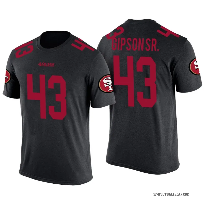 Tashaun Gipson Sr. Men's Black San Francisco 49ers Color Rush T-Shirt