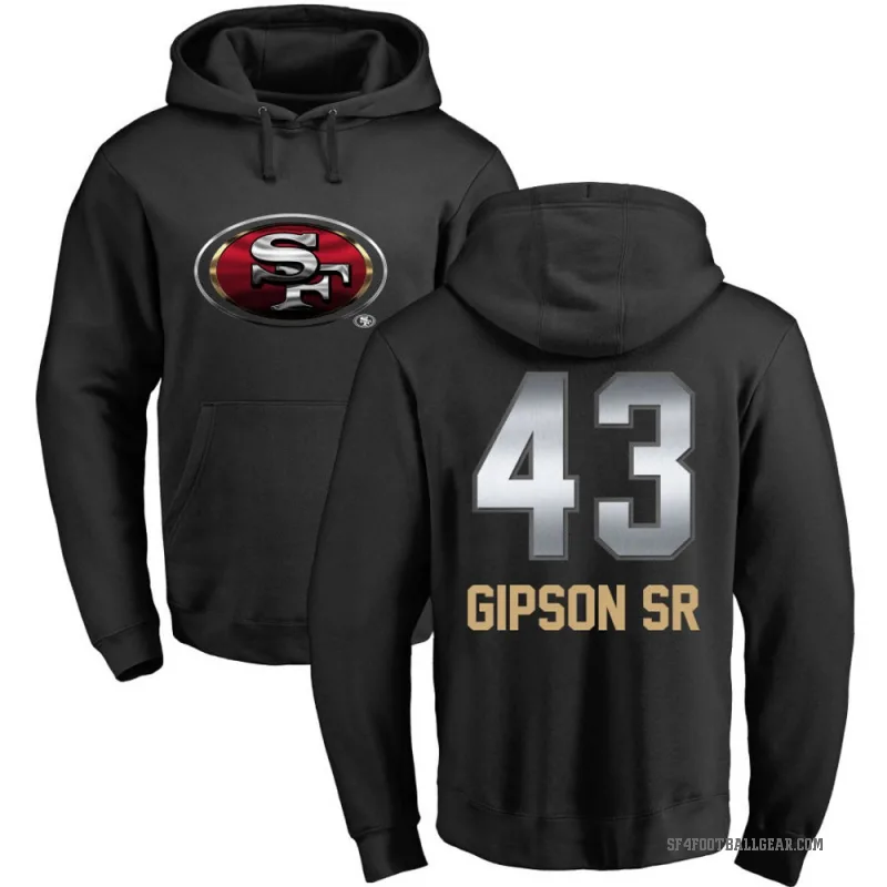 Tashaun Gipson Sr. Men's Black San Francisco 49ers Midnight Mascot Pullover Hoodie