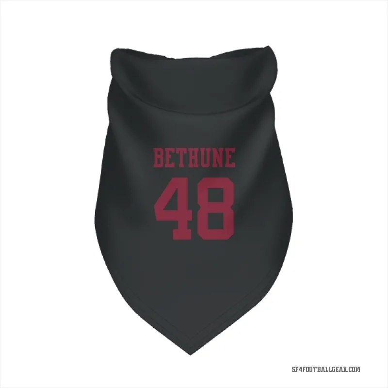 Tatum Bethune  Black San Francisco 49ers  Cat & Dog Pet Bandana