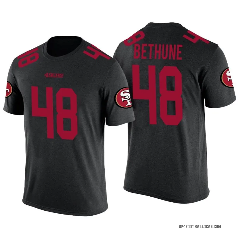 Tatum Bethune Men's Black San Francisco 49ers Color Rush T-Shirt
