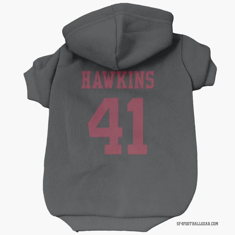 Tayler Hawkins  Black San Francisco 49ers  Cat & Dog Pet Hoodie