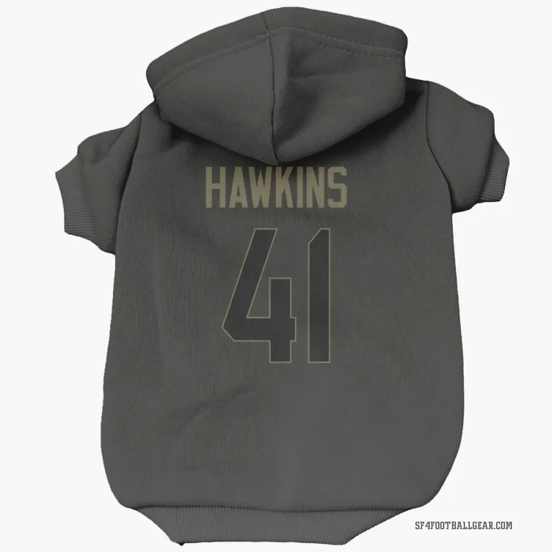 Tayler Hawkins  Black San Francisco 49ers  Service Cat & Dog Pet Hoodie