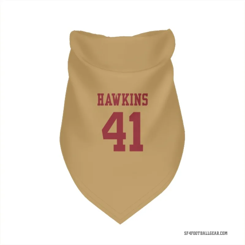 Tayler Hawkins  Gold San Francisco 49ers  Cat & Dog Pet Bandana