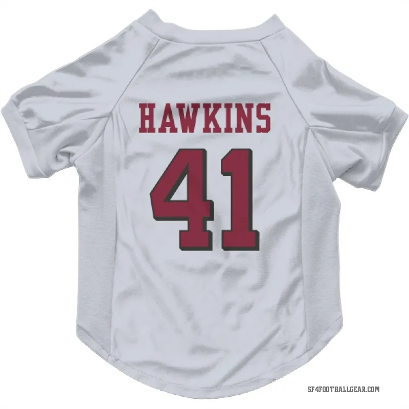 Tayler Hawkins  White San Francisco 49ers  Rush Cat & Dog Pet Jersey
