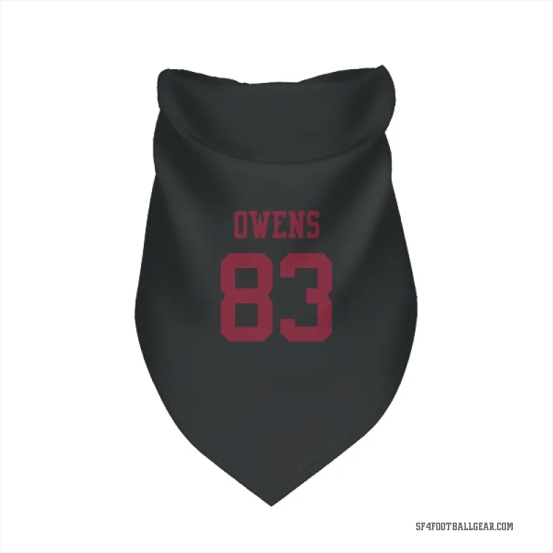 Terique Owens  Black San Francisco 49ers  Cat & Dog Pet Bandana