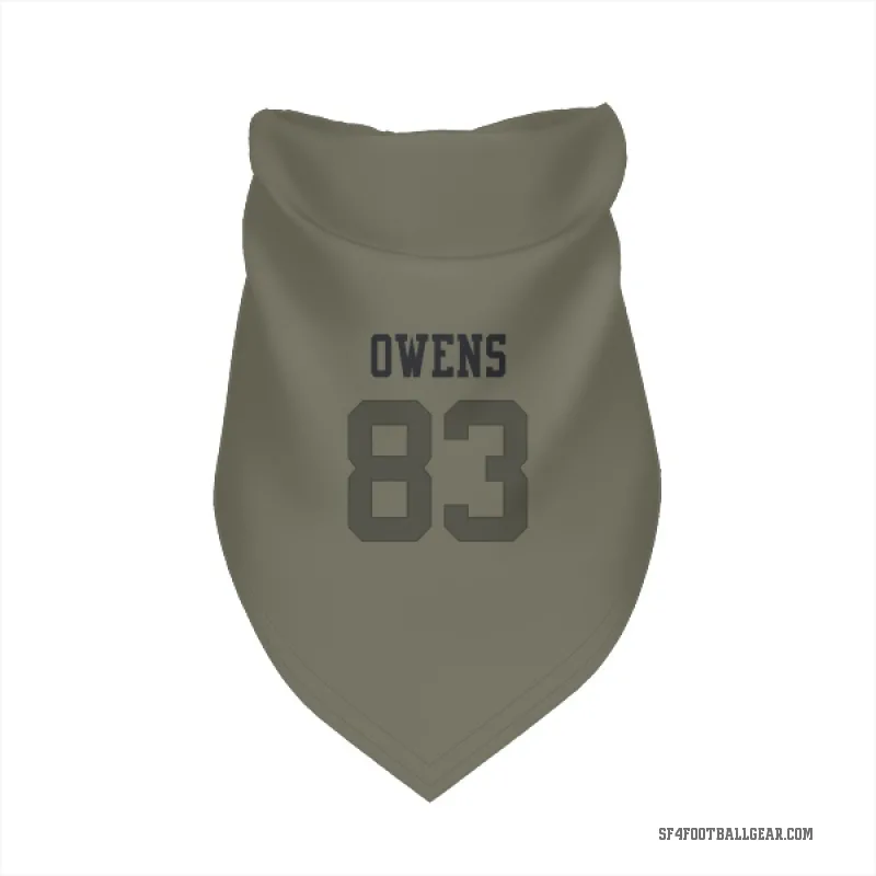 Terique Owens  Olive San Francisco 49ers  Cat & Dog Pet Bandana