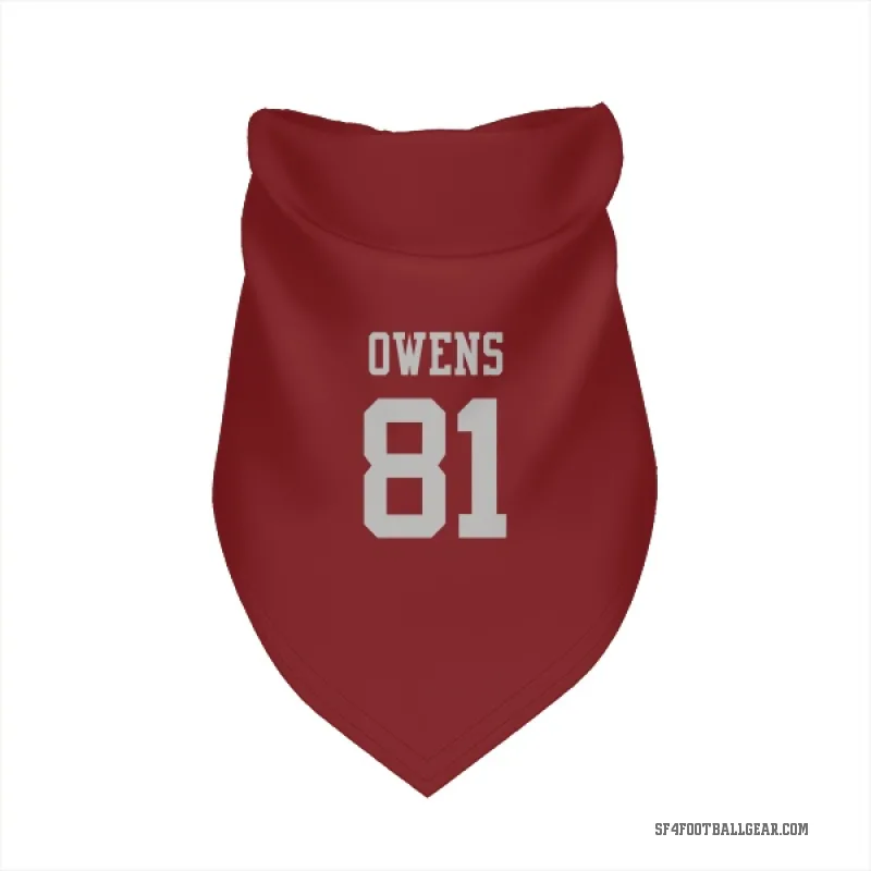 Terrell Owens  Scarlet San Francisco 49ers  Cat & Dog Pet Bandana