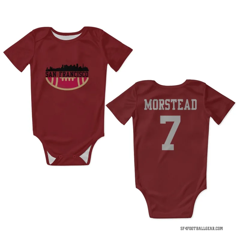 Thomas Morstead  Scarlet San Francisco 49ers  Newborn & Infant Bodysuit
