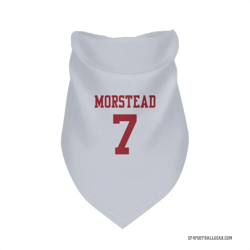 Thomas Morstead  White San Francisco 49ers  Cat & Dog Pet Bandana