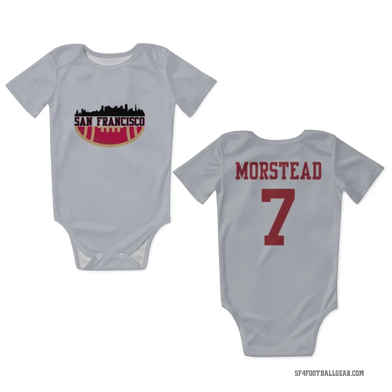 Thomas Morstead  White San Francisco 49ers  Newborn & Infant Bodysuit