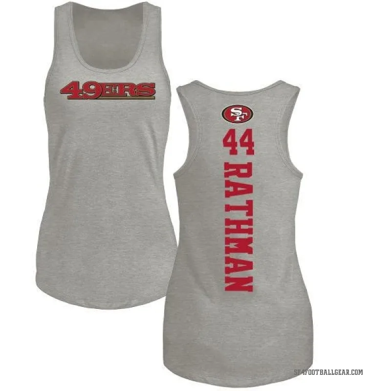 Tom Rathman Women's Ash San Francisco 49ers Backer Tank Top -
