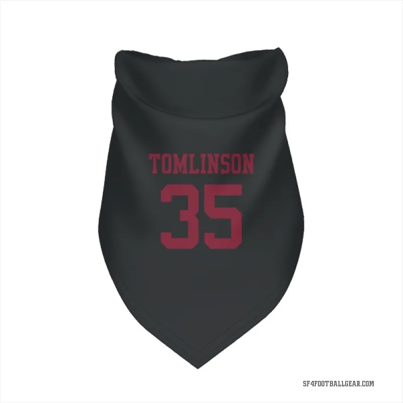 Tre Tomlinson  Black San Francisco 49ers  Cat & Dog Pet Bandana
