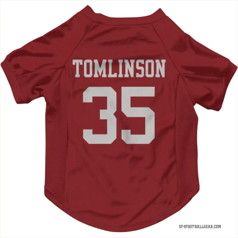 Tre Tomlinson  Scarlet San Francisco 49ers  Cat & Dog Pet Jersey