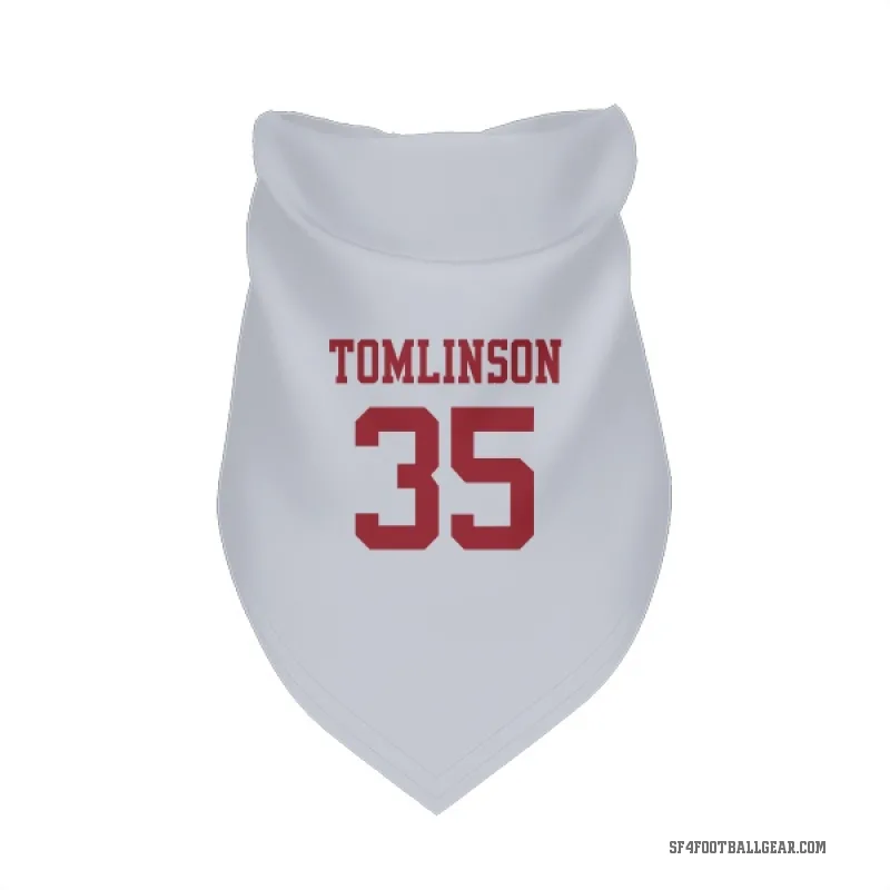 Tre Tomlinson  White San Francisco 49ers  Cat & Dog Pet Bandana
