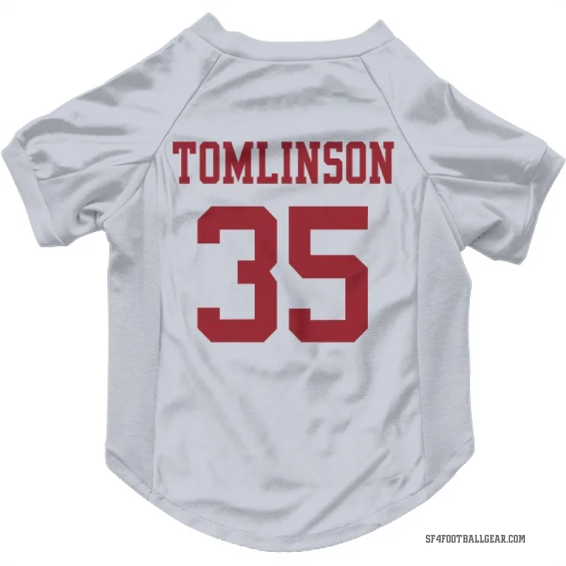 Tre Tomlinson  White San Francisco 49ers  Cat & Dog Pet Jersey