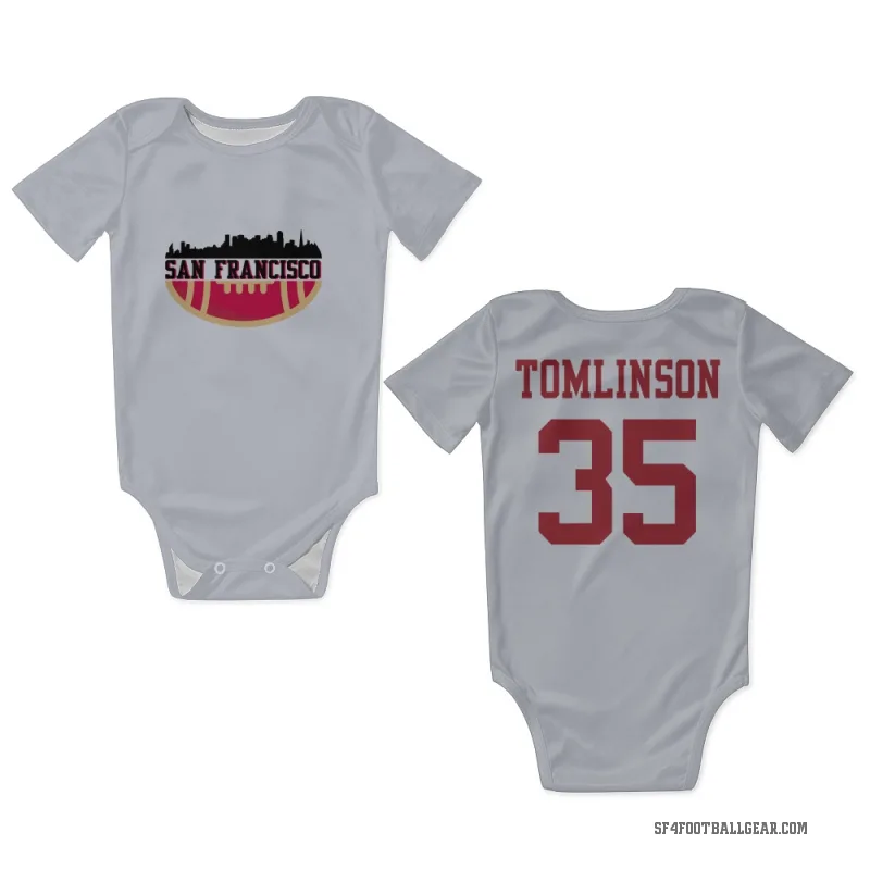 Tre Tomlinson  White San Francisco 49ers  Newborn & Infant Bodysuit