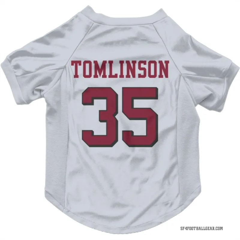 Tre Tomlinson  White San Francisco 49ers  Rush Cat & Dog Pet Jersey