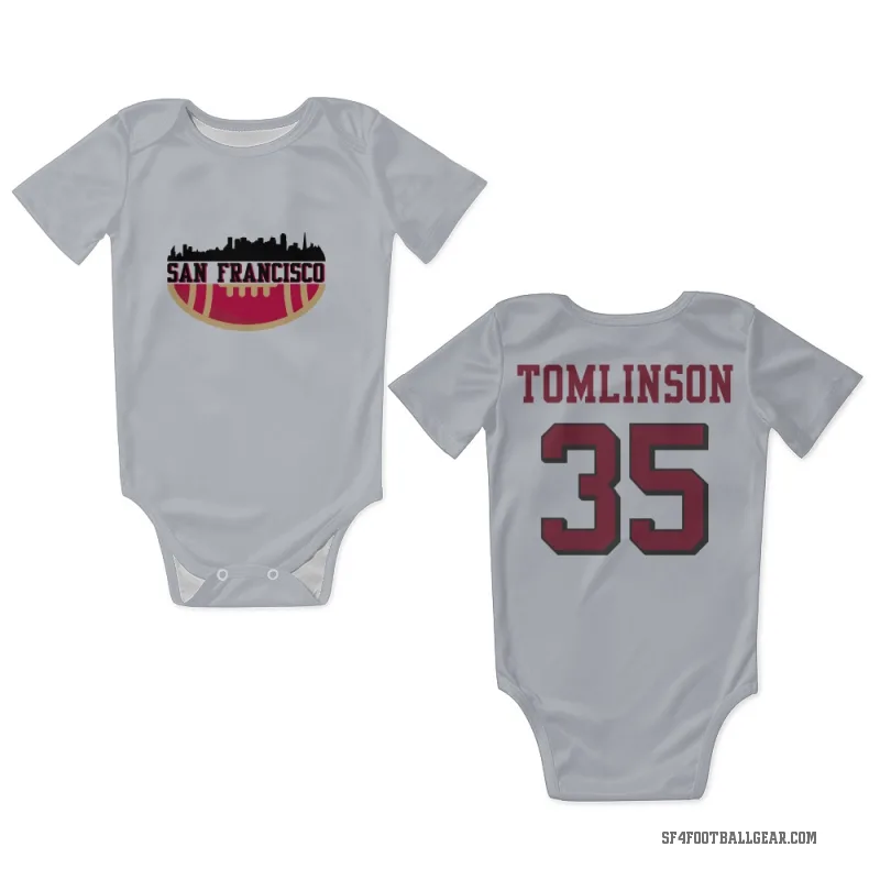 Tre Tomlinson  White San Francisco 49ers  Rush Newborn & Infant Bodysuit
