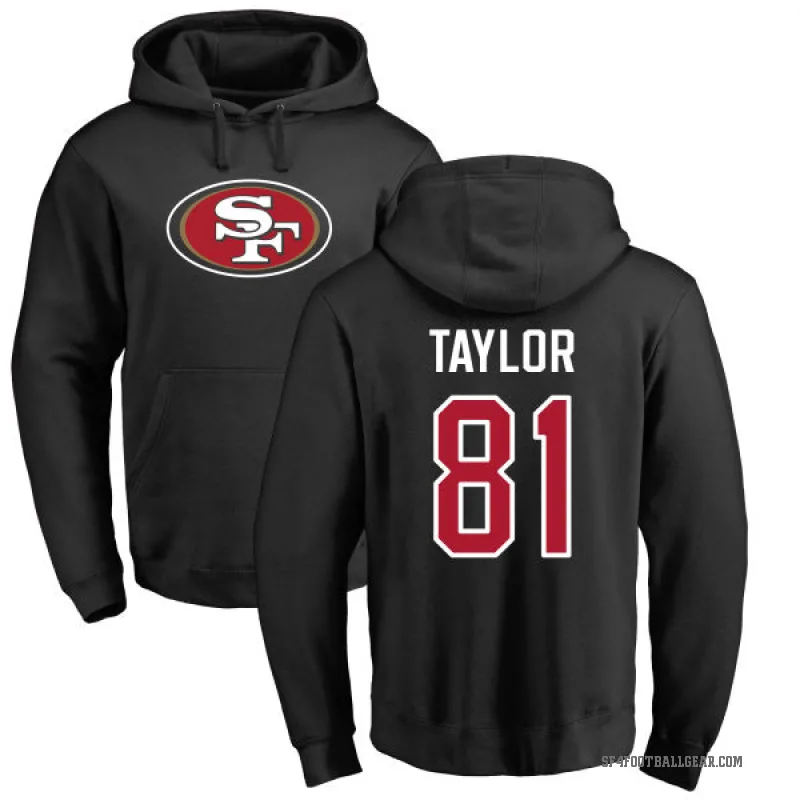 Trent Taylor Men's Black San Francisco 49ers Pro Line Logo Pullover Hoodie