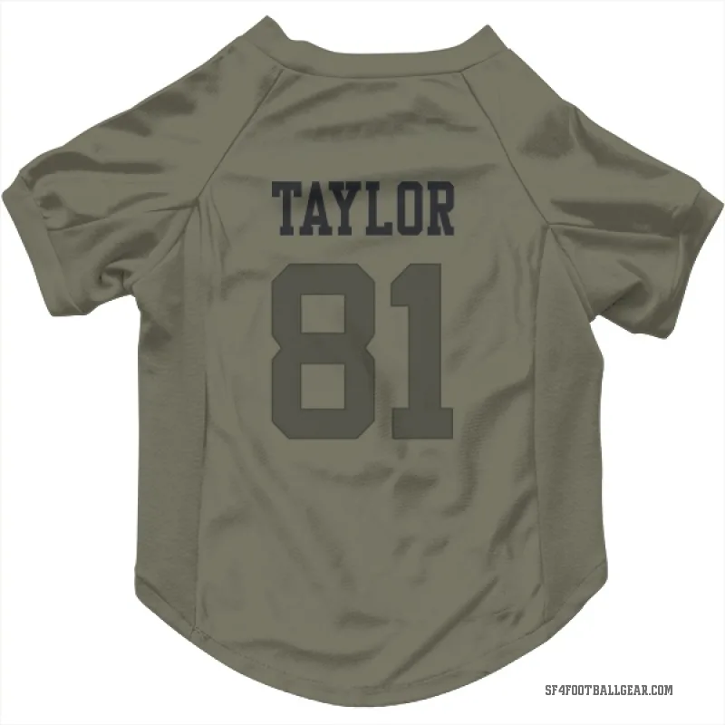 Trent Taylor  Olive San Francisco 49ers  Cat & Dog Pet Jersey