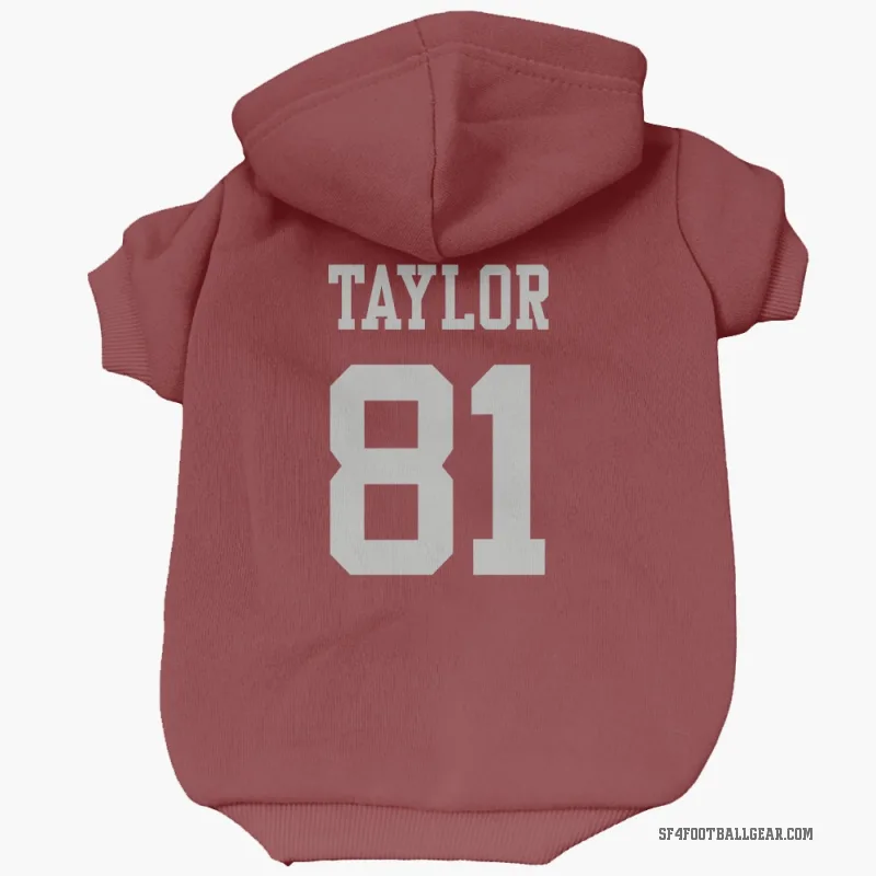 Trent Taylor  Scarlet San Francisco 49ers  Cat & Dog Pet Hoodie