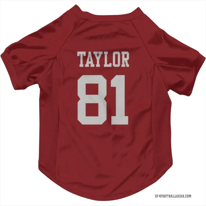 Trent Taylor  Scarlet San Francisco 49ers  Cat & Dog Pet Jersey