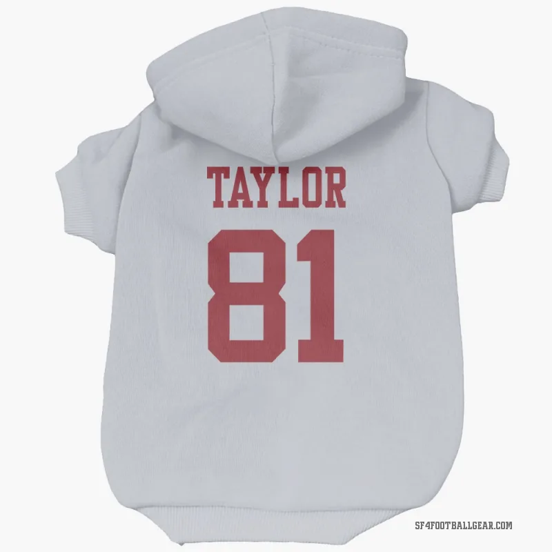 Trent Taylor  White San Francisco 49ers  Cat & Dog Pet Hoodie