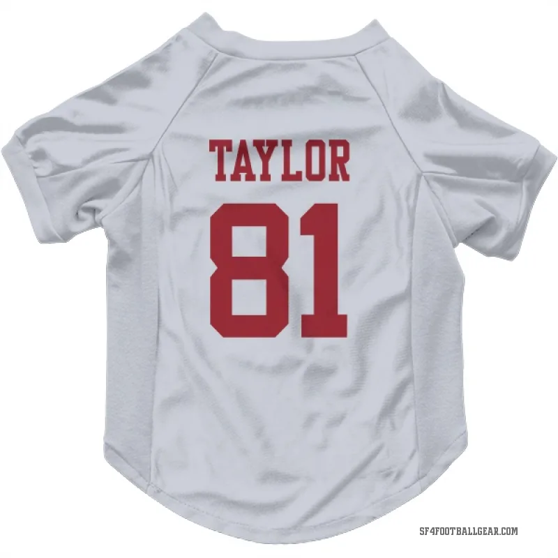 Trent Taylor  White San Francisco 49ers  Cat & Dog Pet Jersey