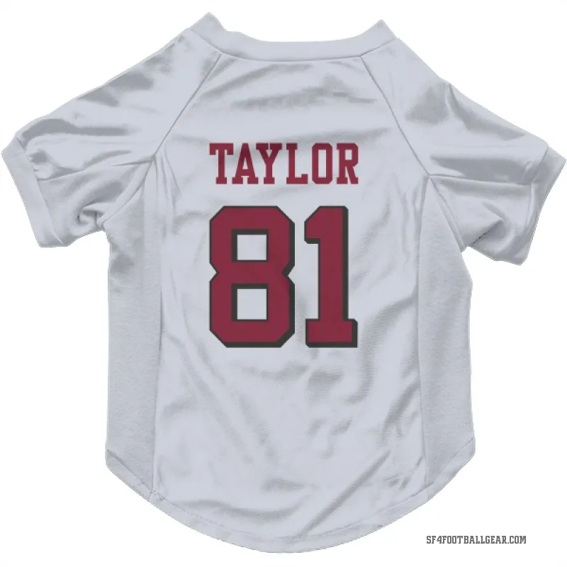 Trent Taylor  White San Francisco 49ers  Rush Cat & Dog Pet Jersey