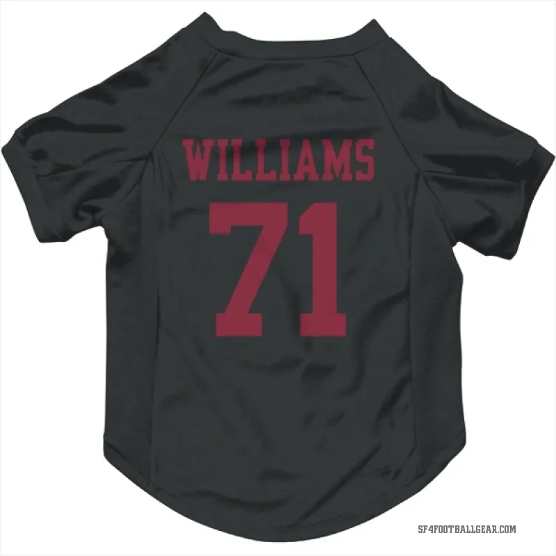 Trent Williams  Black San Francisco 49ers  Cat & Dog Pet Jersey