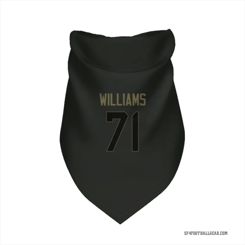 Trent Williams  Black San Francisco 49ers  Service Cat & Dog Pet Bandana