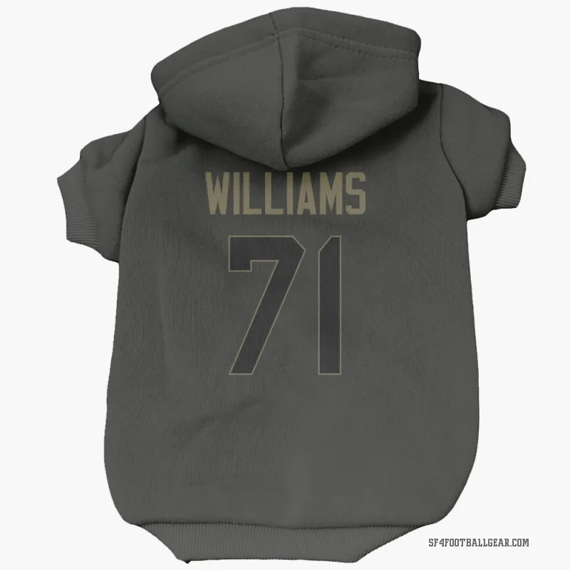 Trent Williams  Black San Francisco 49ers  Service Cat & Dog Pet Hoodie