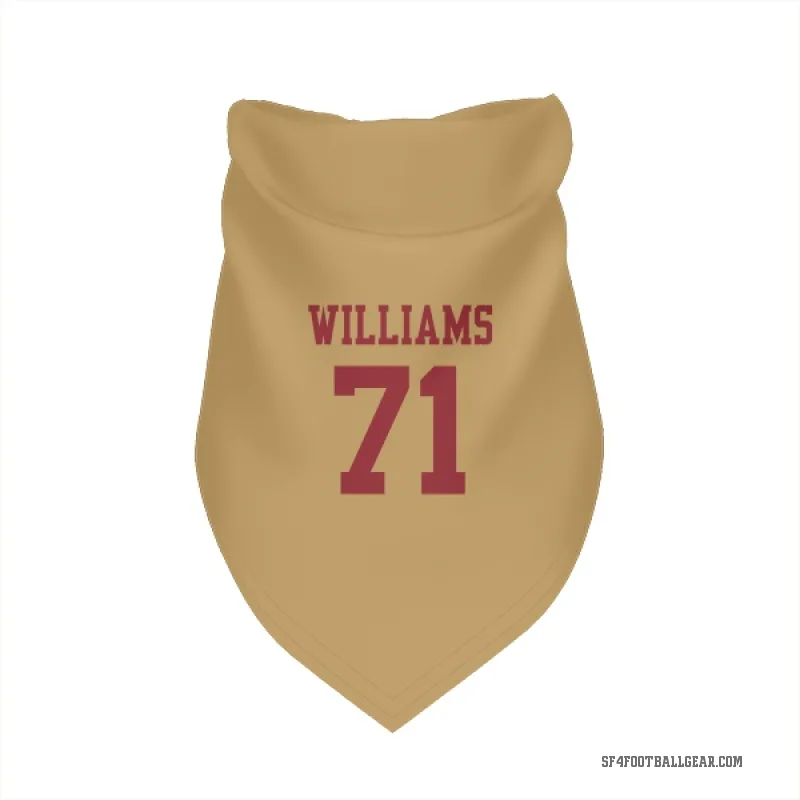 Trent Williams  Gold San Francisco 49ers  Cat & Dog Pet Bandana