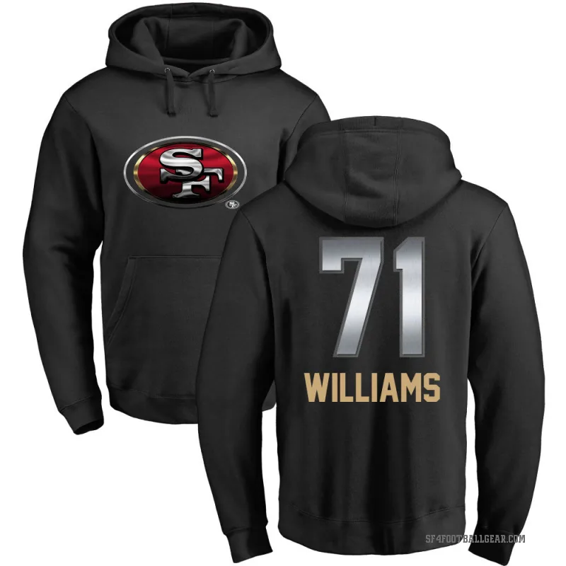 Trent Williams Men's Black San Francisco 49ers Midnight Mascot Pullover Hoodie