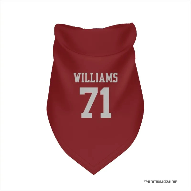 Trent Williams  Scarlet San Francisco 49ers  Cat & Dog Pet Bandana