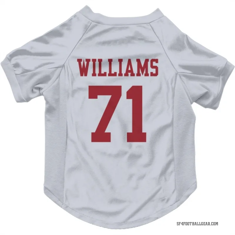 Trent Williams  White San Francisco 49ers  Cat & Dog Pet Jersey