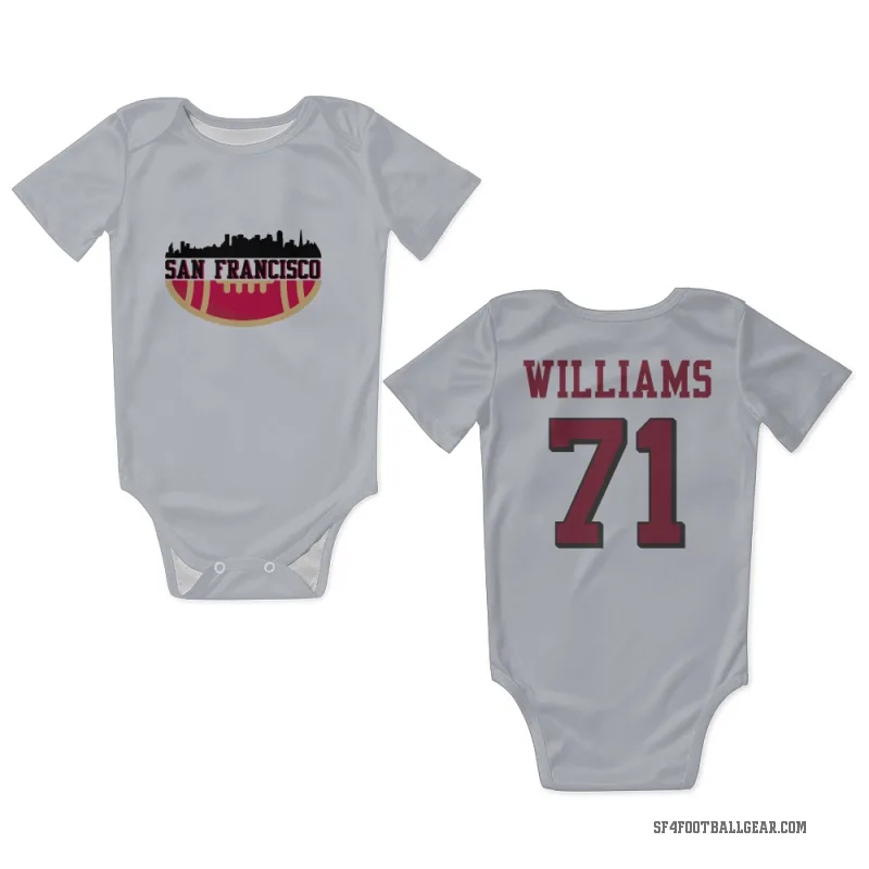Trent Williams  White San Francisco 49ers  Rush Newborn & Infant Bodysuit