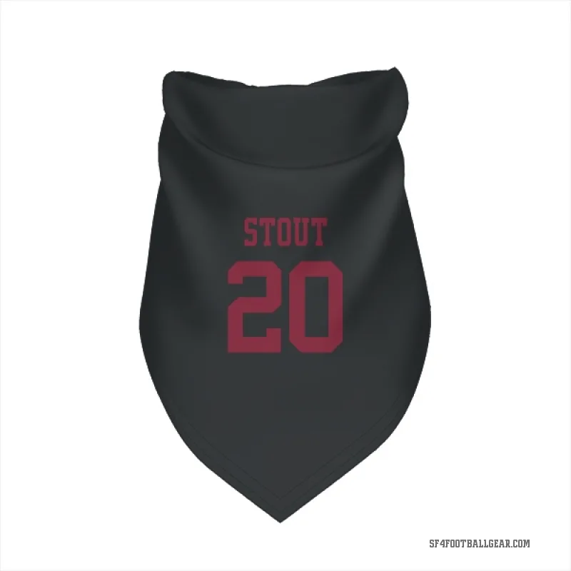 Upton Stout  Black San Francisco 49ers  Cat & Dog Pet Bandana