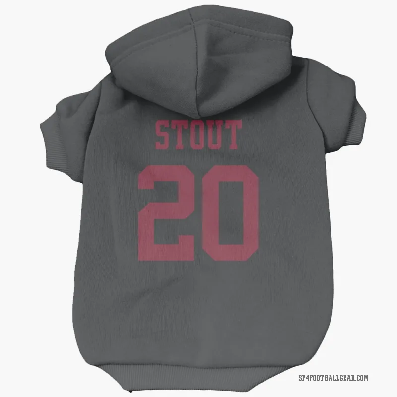 Upton Stout  Black San Francisco 49ers  Cat & Dog Pet Hoodie