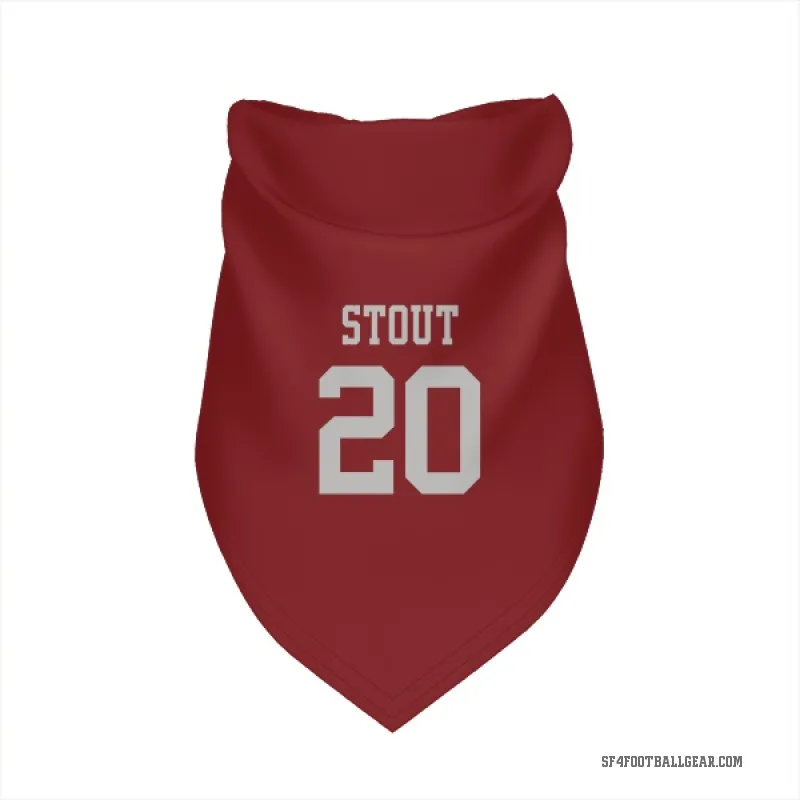 Upton Stout  Scarlet San Francisco 49ers  Cat & Dog Pet Bandana