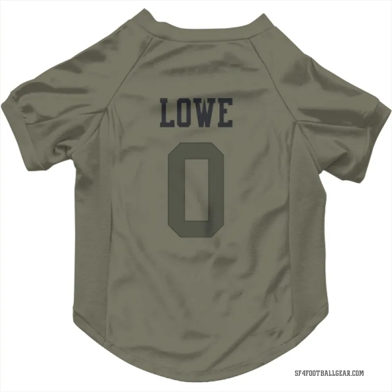 Vederian Lowe  Olive San Francisco 49ers  Cat & Dog Pet Jersey