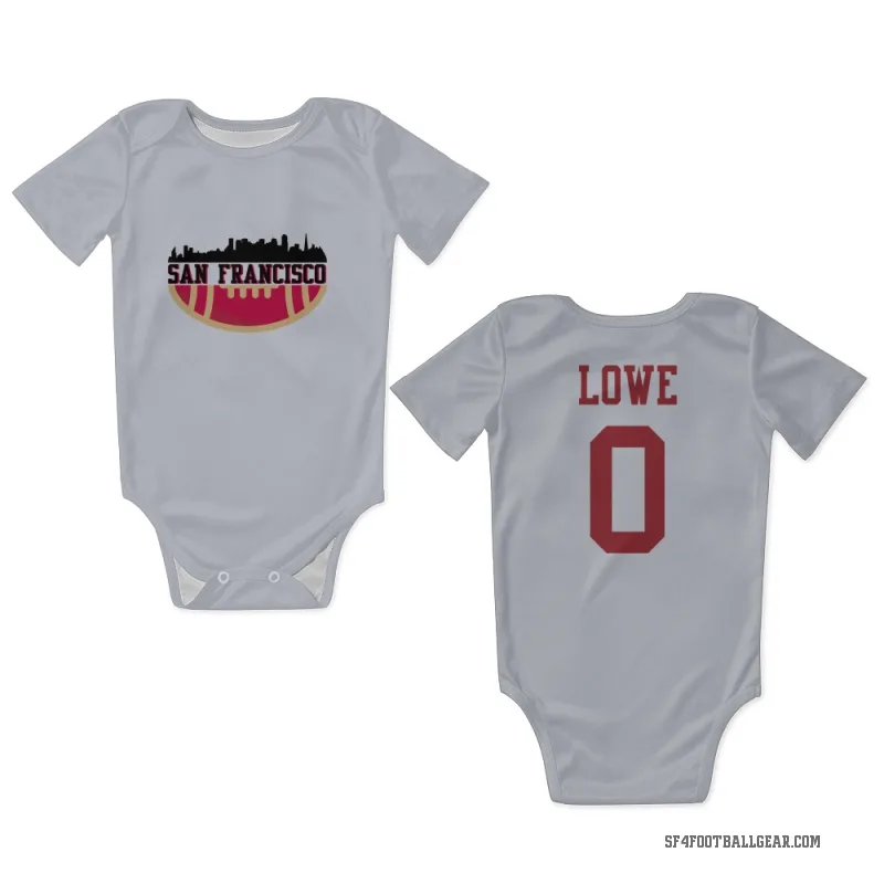 Vederian Lowe  White San Francisco 49ers  Newborn & Infant Bodysuit