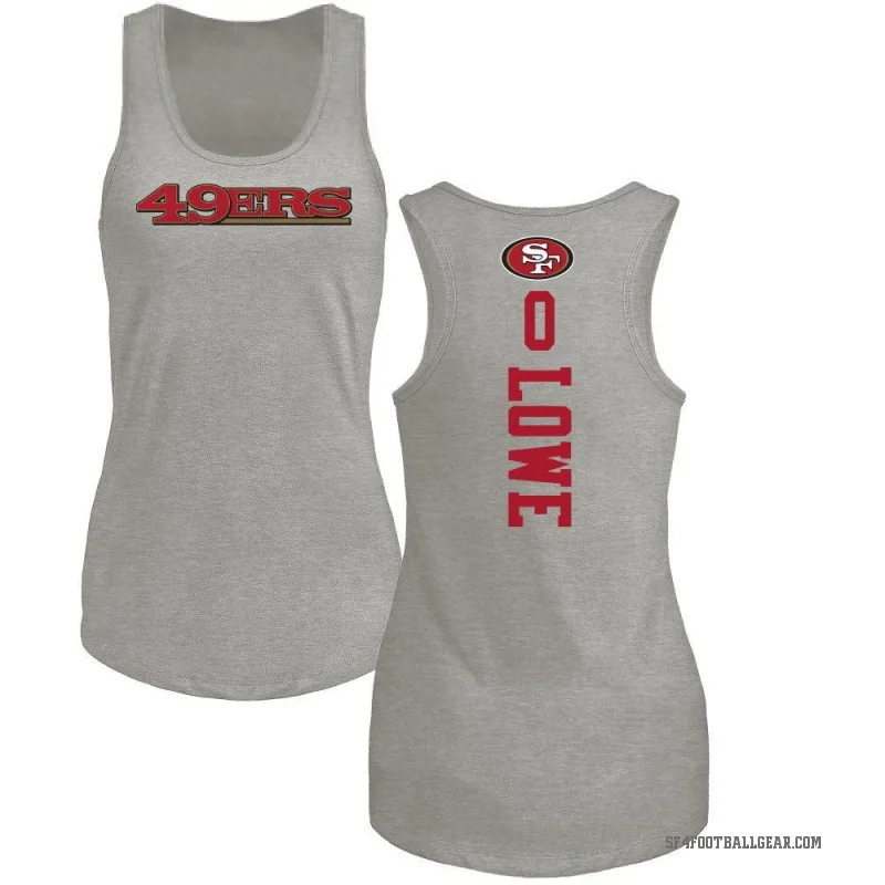 Vederian Lowe Women's Ash San Francisco 49ers Backer Tank Top -
