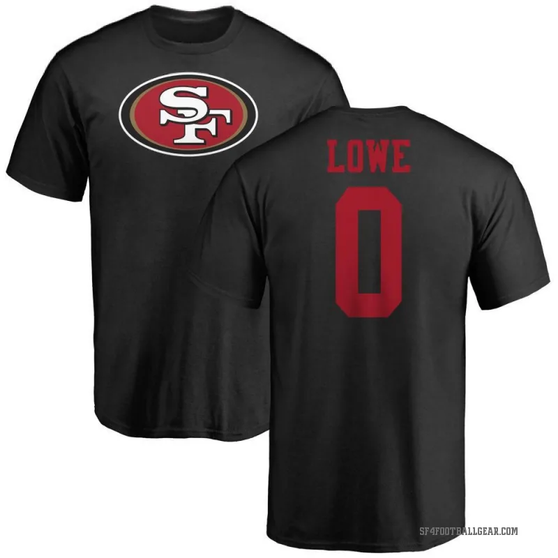 Vederian Lowe Youth Black San Francisco 49ers Logo T-Shirt -