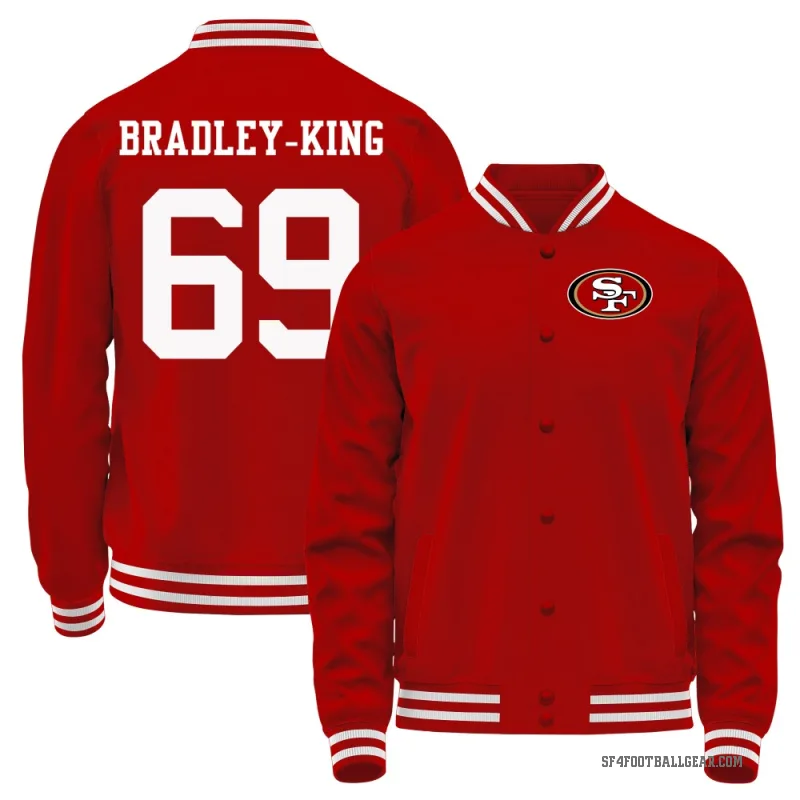 William Bradley-King Men's Red San Francisco 49ers Full-Snap Jacket