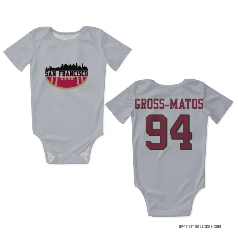 Yetur Gross-Matos  White San Francisco 49ers  Rush Newborn & Infant Bodysuit