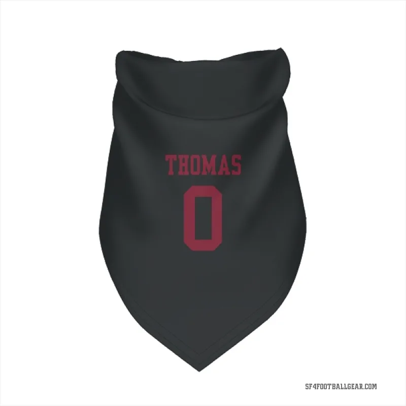 Zach Thomas  Black San Francisco 49ers  Cat & Dog Pet Bandana