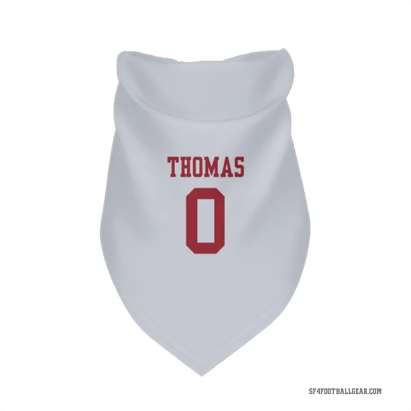 Zach Thomas  White San Francisco 49ers  Cat & Dog Pet Bandana