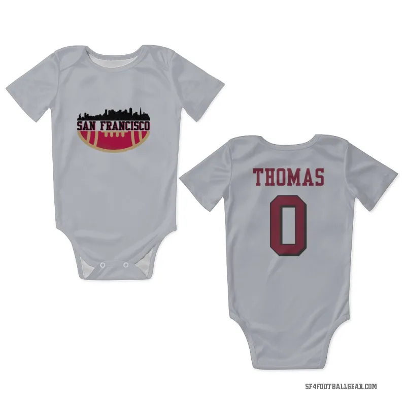 Zach Thomas  White San Francisco 49ers  Rush Newborn & Infant Bodysuit